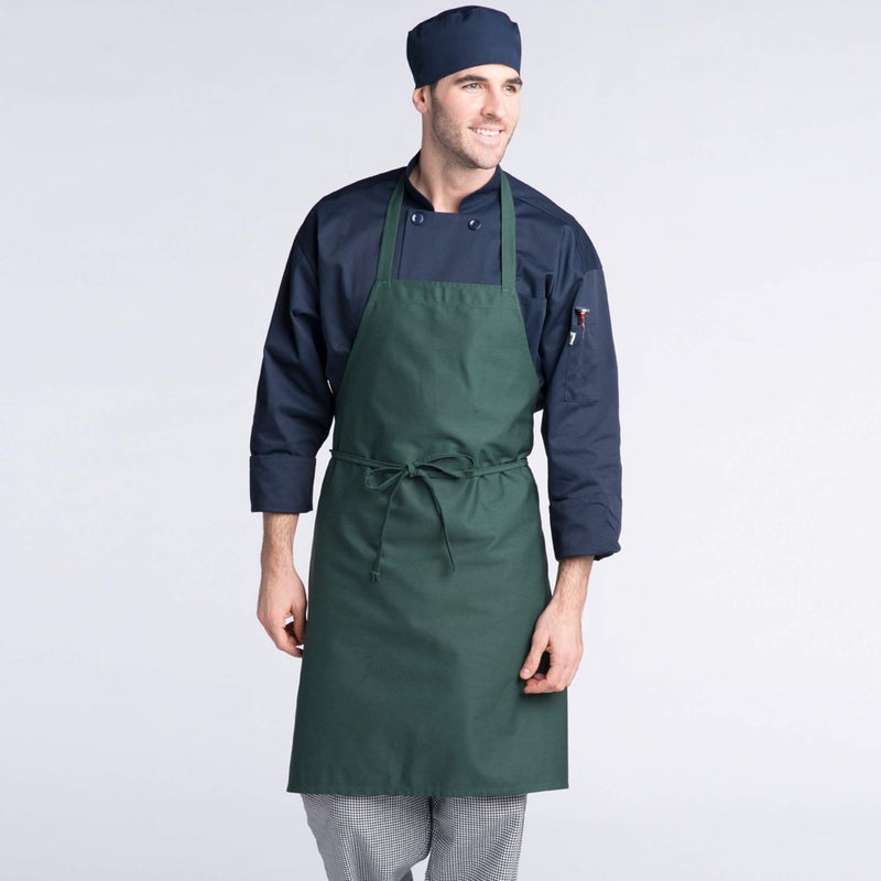 Uncommon Threads mens Restaurant Bib Apron, Black, One Size US - Image 4